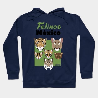 Felinos de Mexico 2 Hoodie